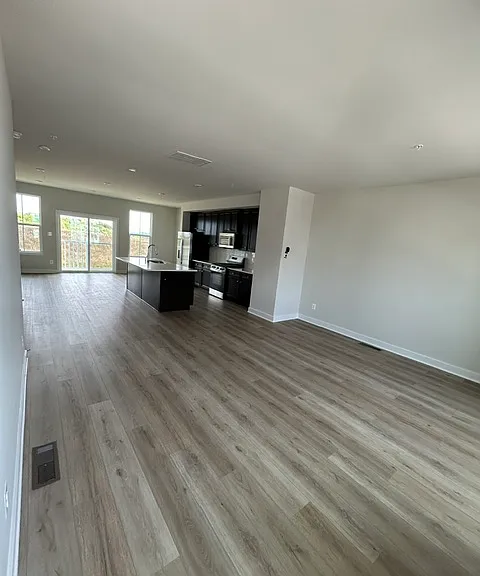 2nd floor kitchen, living room and dining area