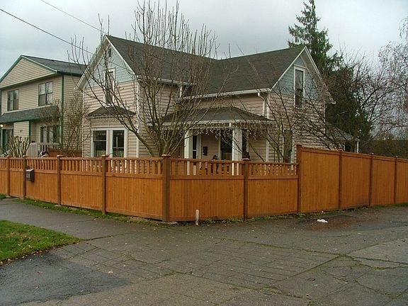 From NW corner across street