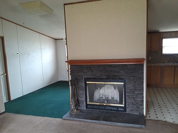 Fireplace in living room