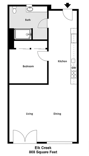 Floor plan Elk Creek