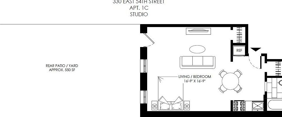 2nd image of 334 E 54th St Unit Comm1