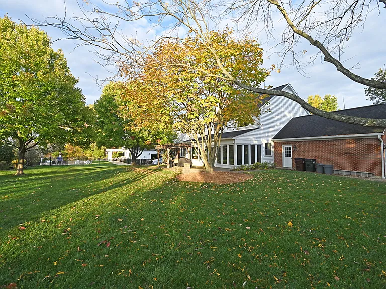 Large, flat backyard