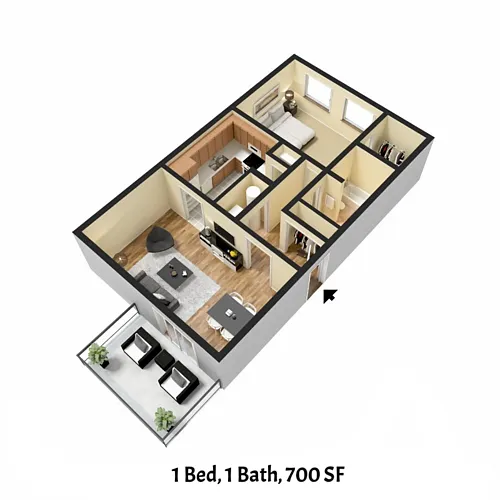 Floor plan A1G