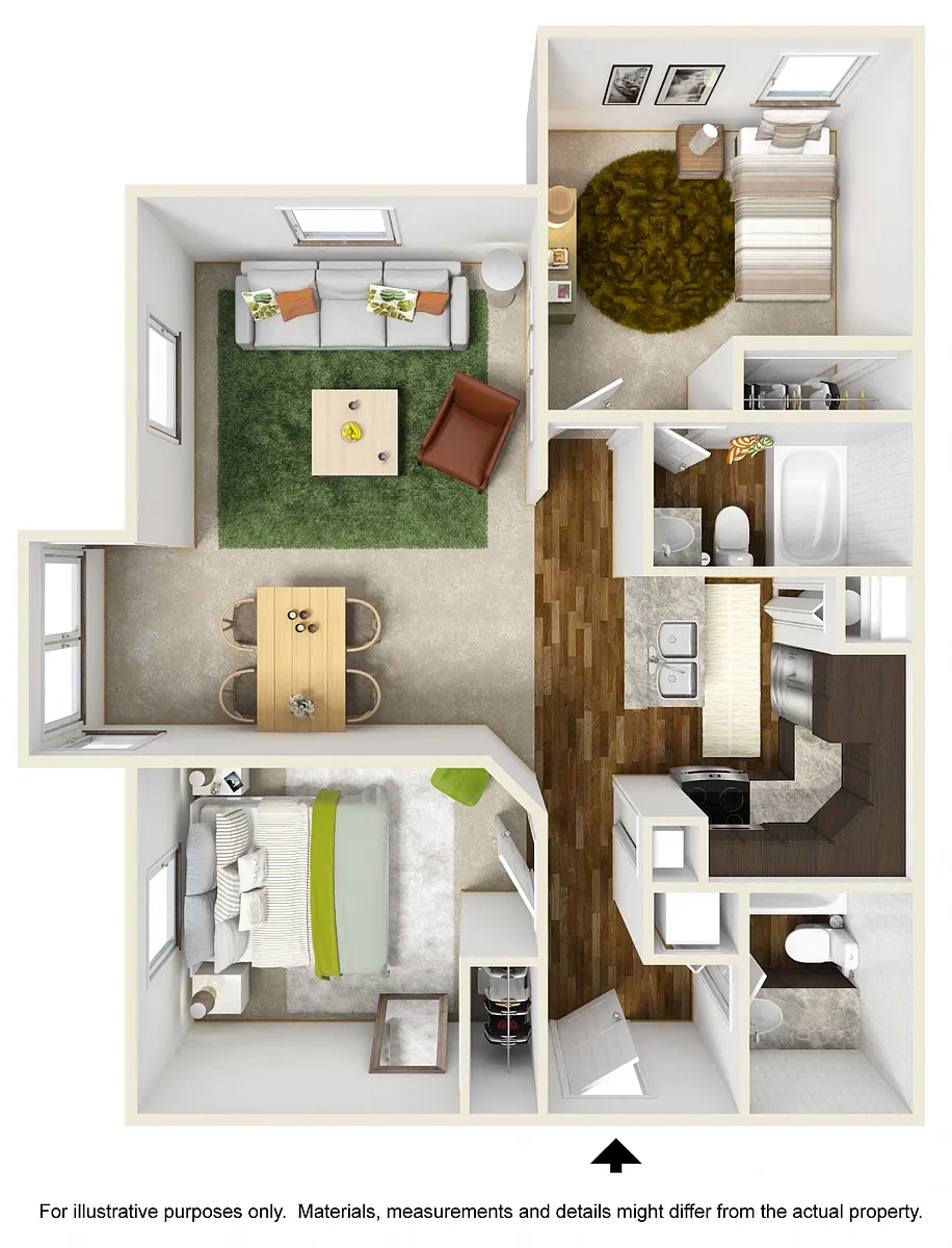Floor plan Cascade Falls
