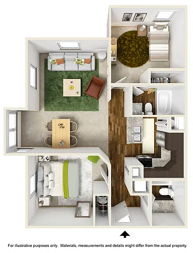 Floor plan Cascade Falls
