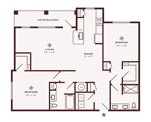 Floor plan Brighton M