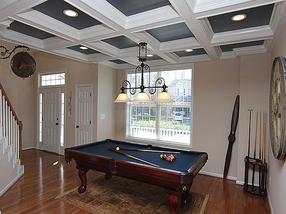 Coffered ceilings in Living Room
