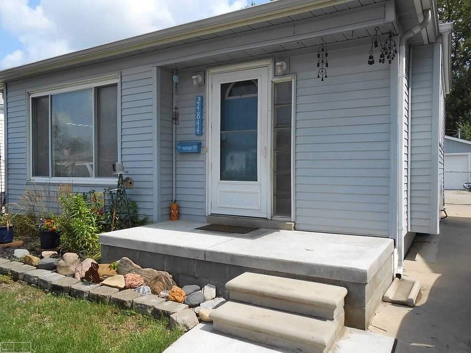 Welcome home!  New concrete porch and steps