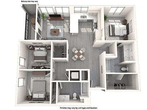 Floor plan Vive Luxe C1 Imperial