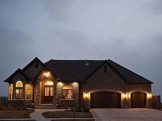 home at twilight