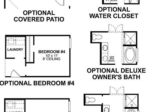 Freestone First Floor Options