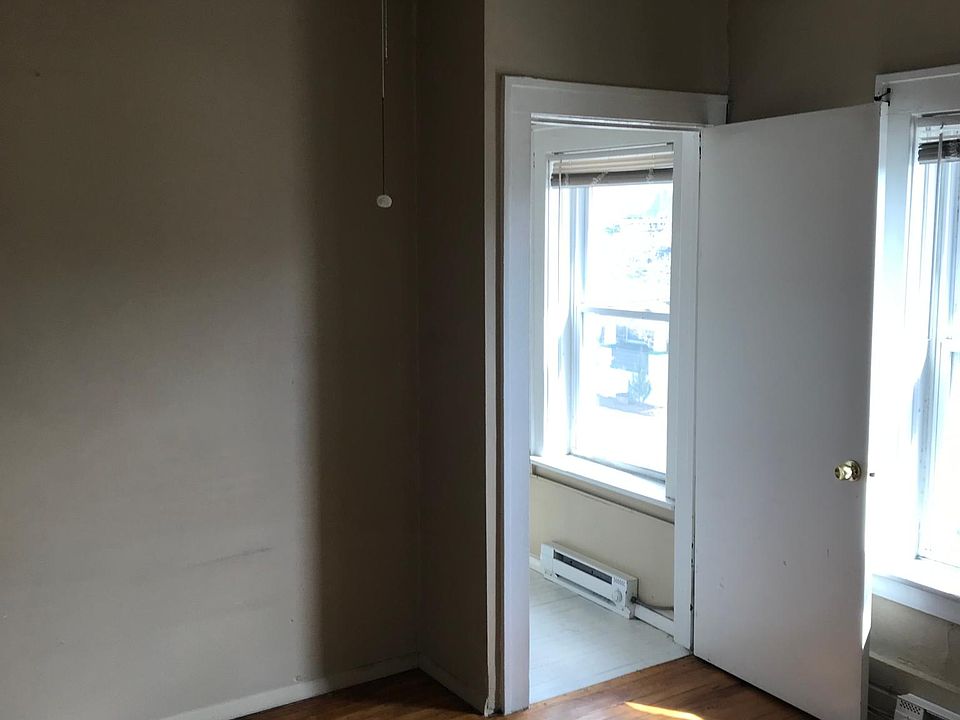 Bedroom with walk in closet