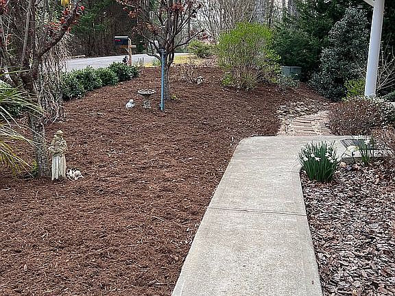 Front sidewalk