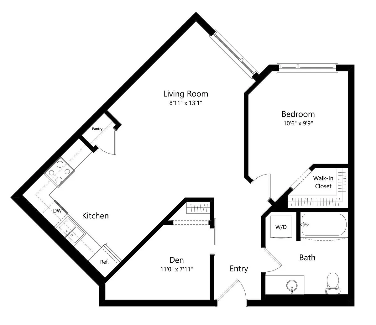 Floor plan Baker (C1)