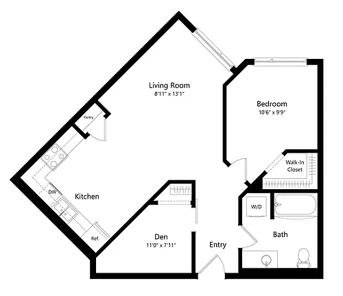 Floor plan Baker (C1)