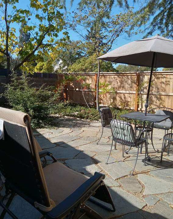 A completely private Patio & Garden.