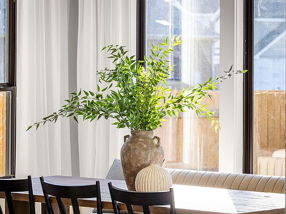 Beautiful cafe nook with plenty of sunlight