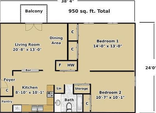 1st image of 500 Broce Dr #6