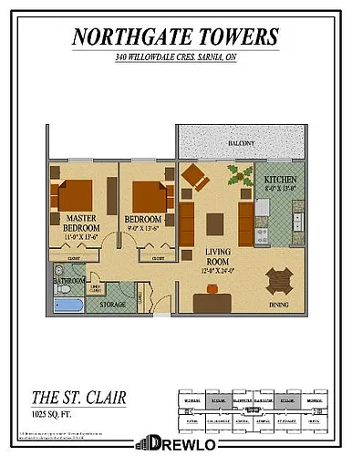 Floor plan 104