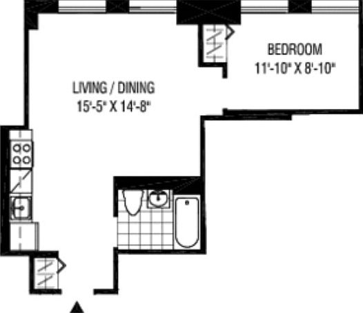 2nd image of 50 Pine St #1212