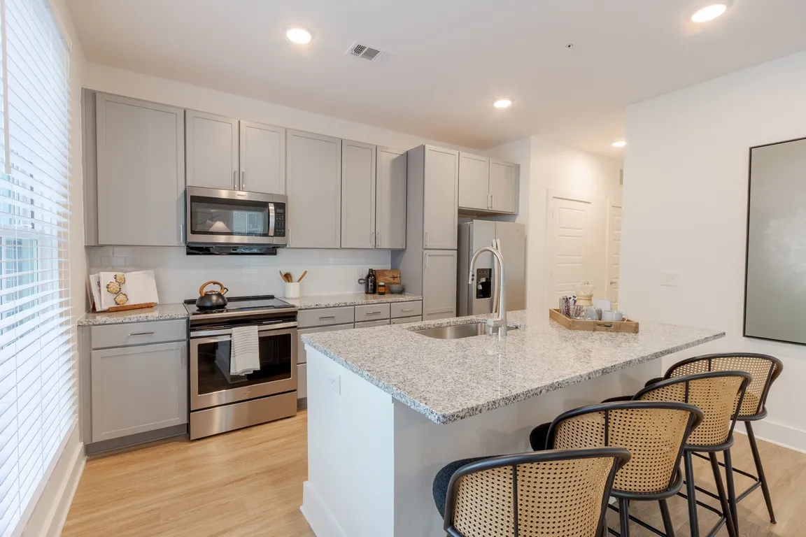 Updated Kitchen at The Merchant Apartments in Charleston, SC 29403