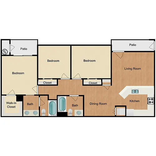 Floor plan Plan B3