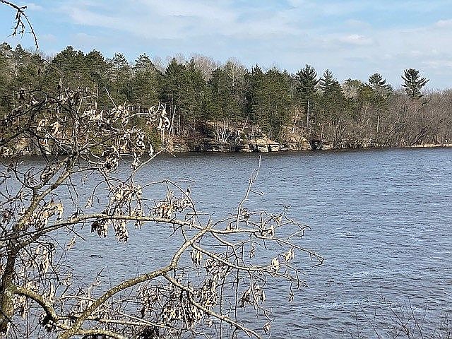 View of River and Sandstone