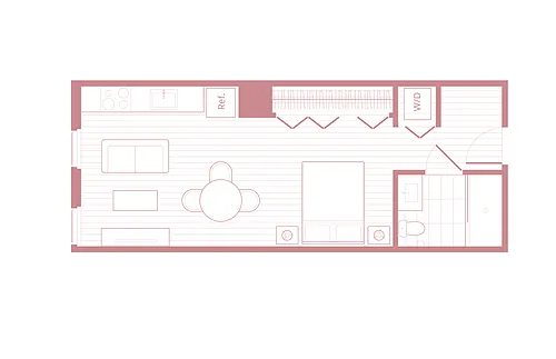 Floor plan S2 Furnished