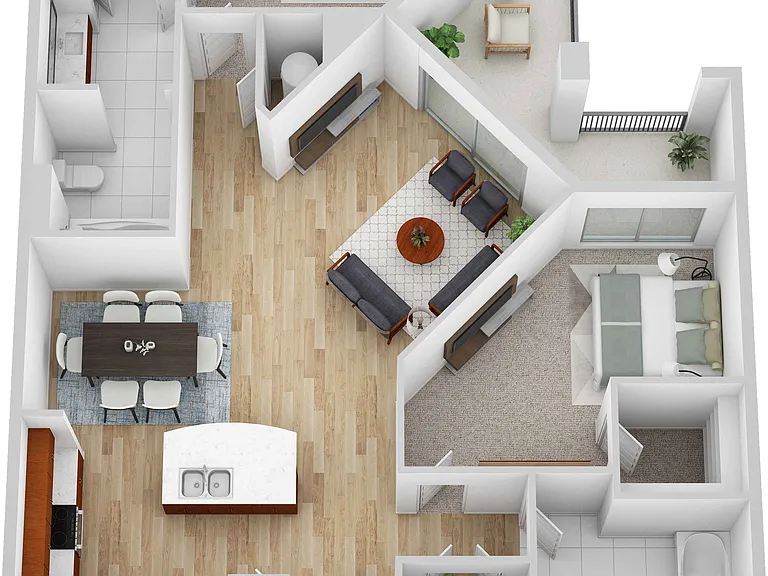 2 Bedroom | 2 Bath | 1175 SF 2 Bedroom | 2 Bath | 1175 SF