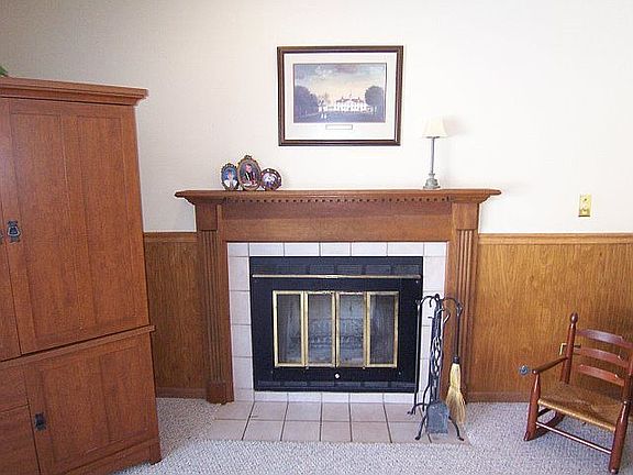 Stylish Fireplace in Family Room