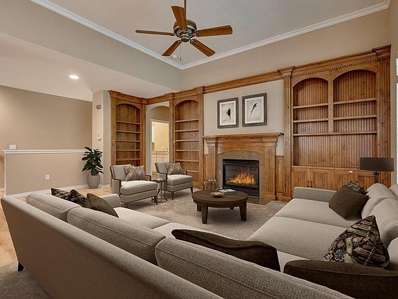 Great Room with custom woodwork