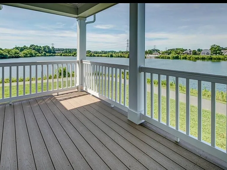 Private balcony off master bedroom.