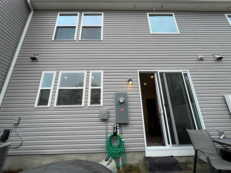 Back of Townhome
