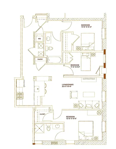 Floor plan The Rawlings