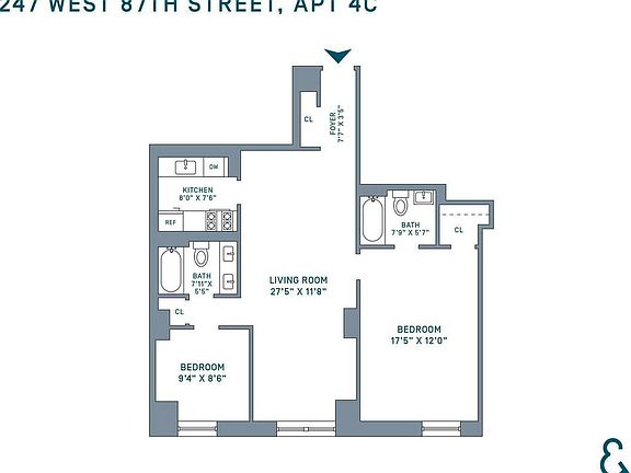 2nd image of 247 W 87th St #4C