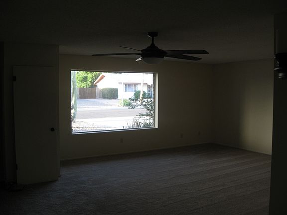 New carpet and fans.