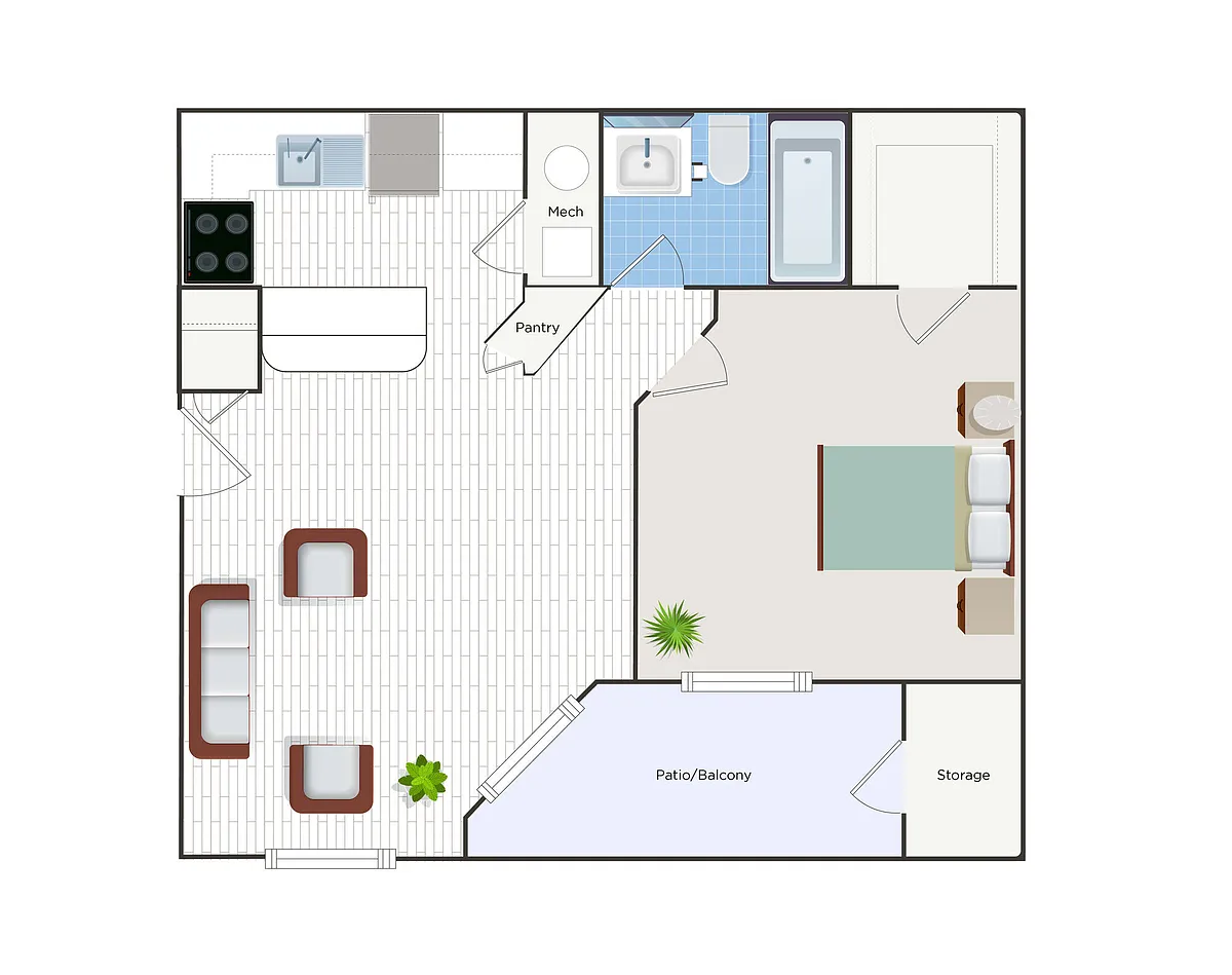 Floor plan A1R