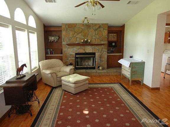 Large Family Room with Wood Burning Fireplace