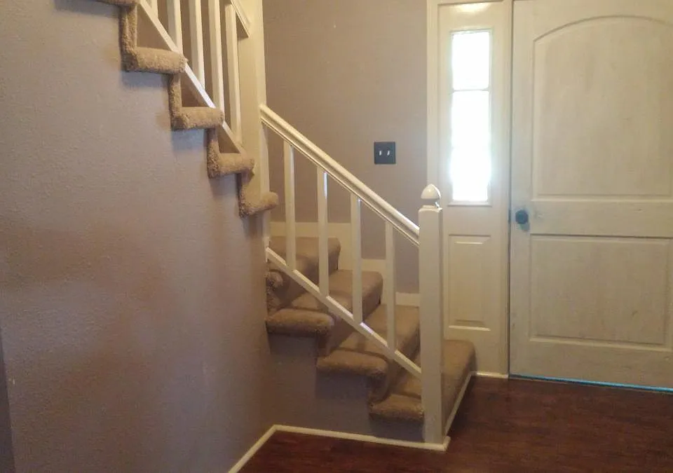 Stairway-one bedroom upstairs