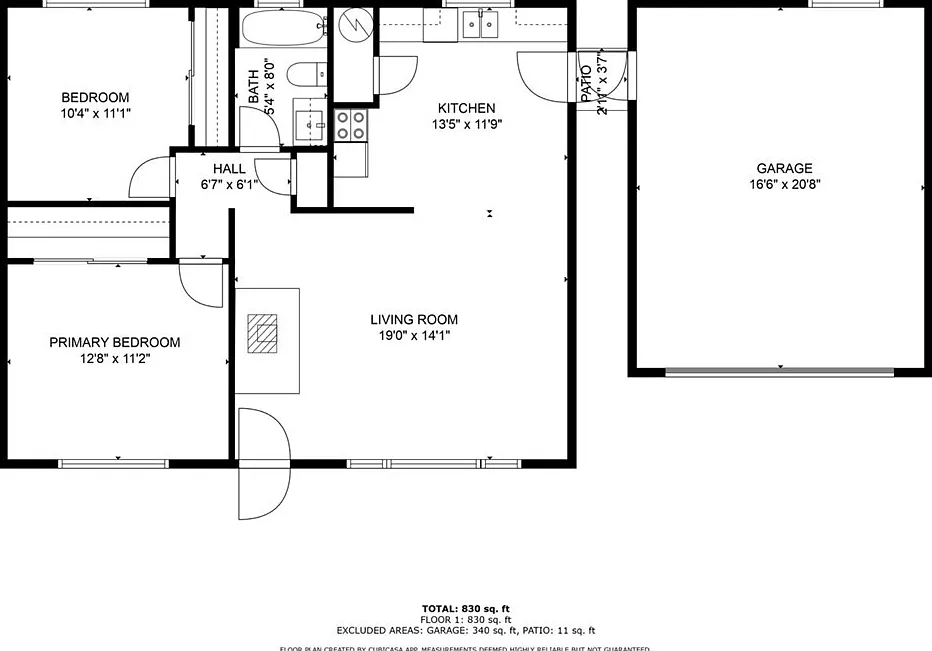 2 bed, 832 sqft, $1,850 — Photo 2