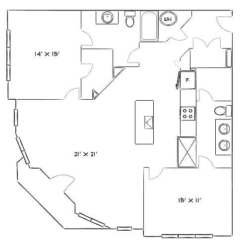 Floor plan Design 2C