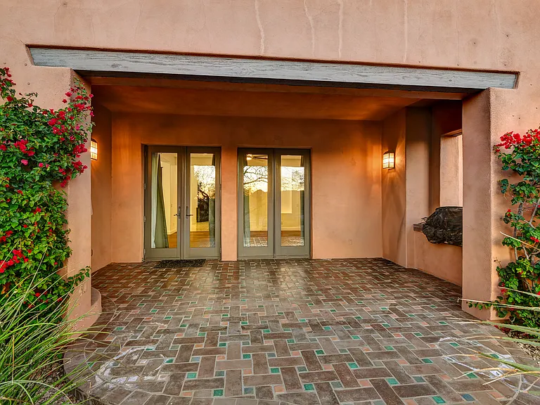 Covered back Patio
