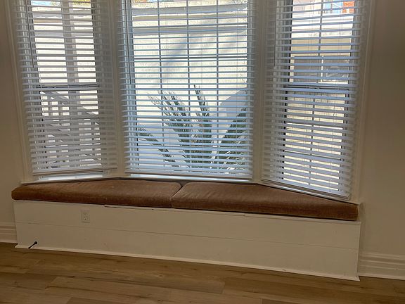 Dining room looking at window seat
