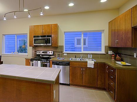 Spacious Kitchens