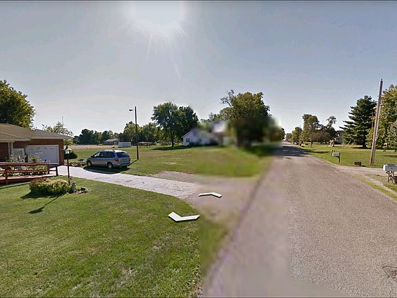 Looking South, home on left