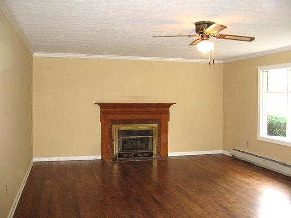 fireplace in living room