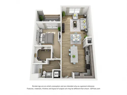 Floor plan A1C-P