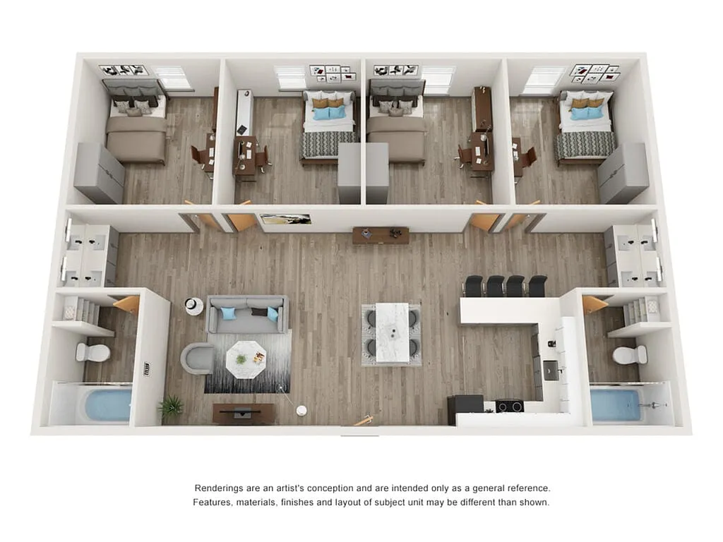 Floor plan 4X2