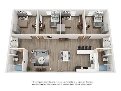 Floor plan 4X2