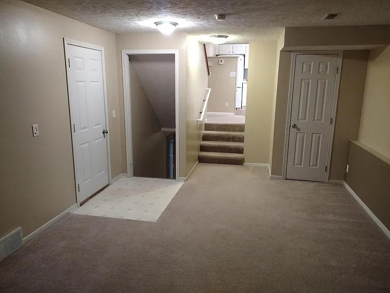 Family room entryway to garage